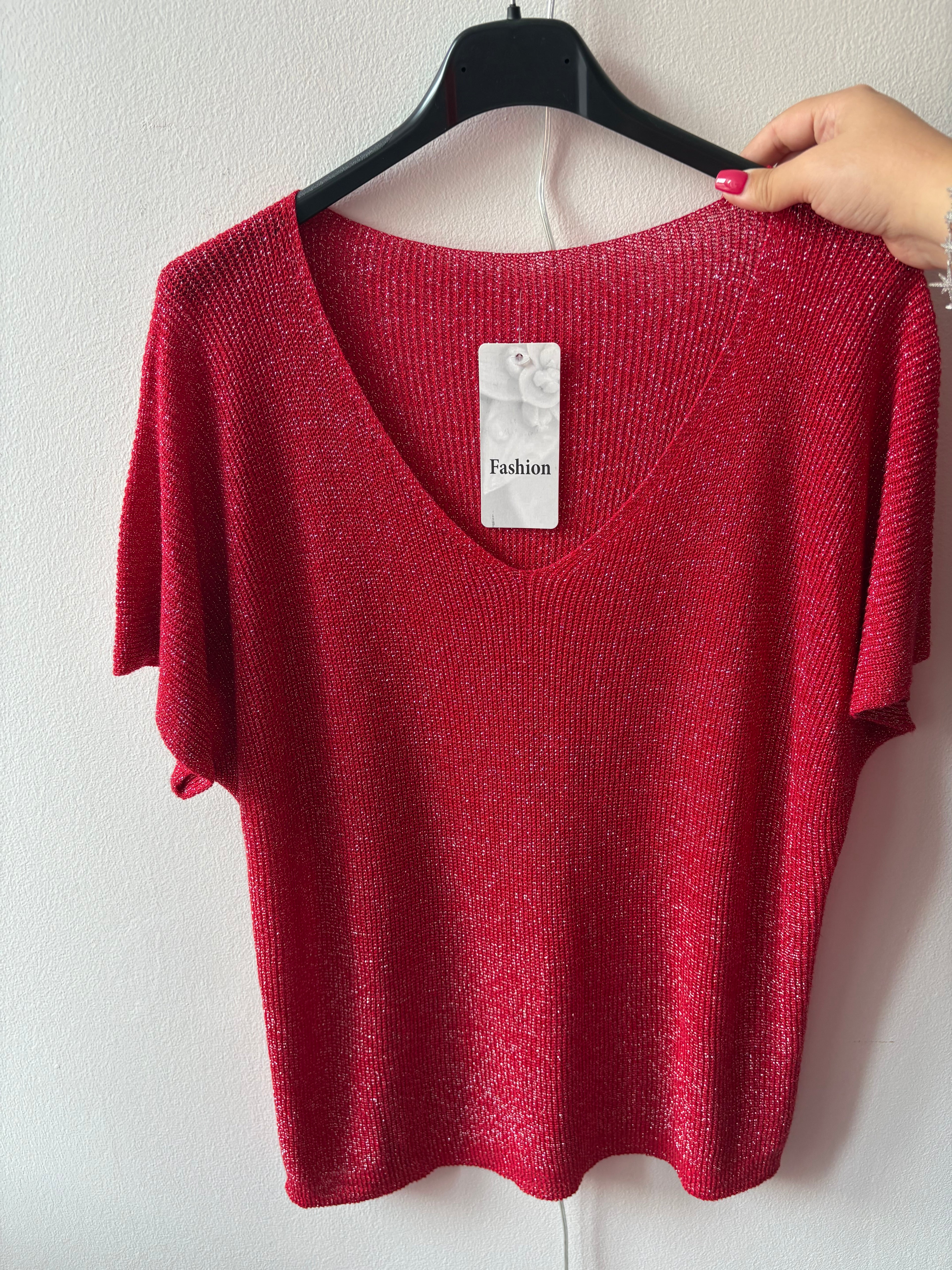 T-shirt pailletés Taille unique Fabriqué en italie 🇮🇹