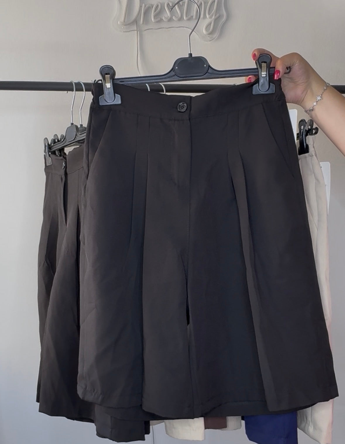 Bermuda noir – Taille unique