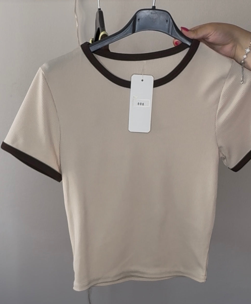 T-shirt crop - Taille unique  – Fabriqué en Europe