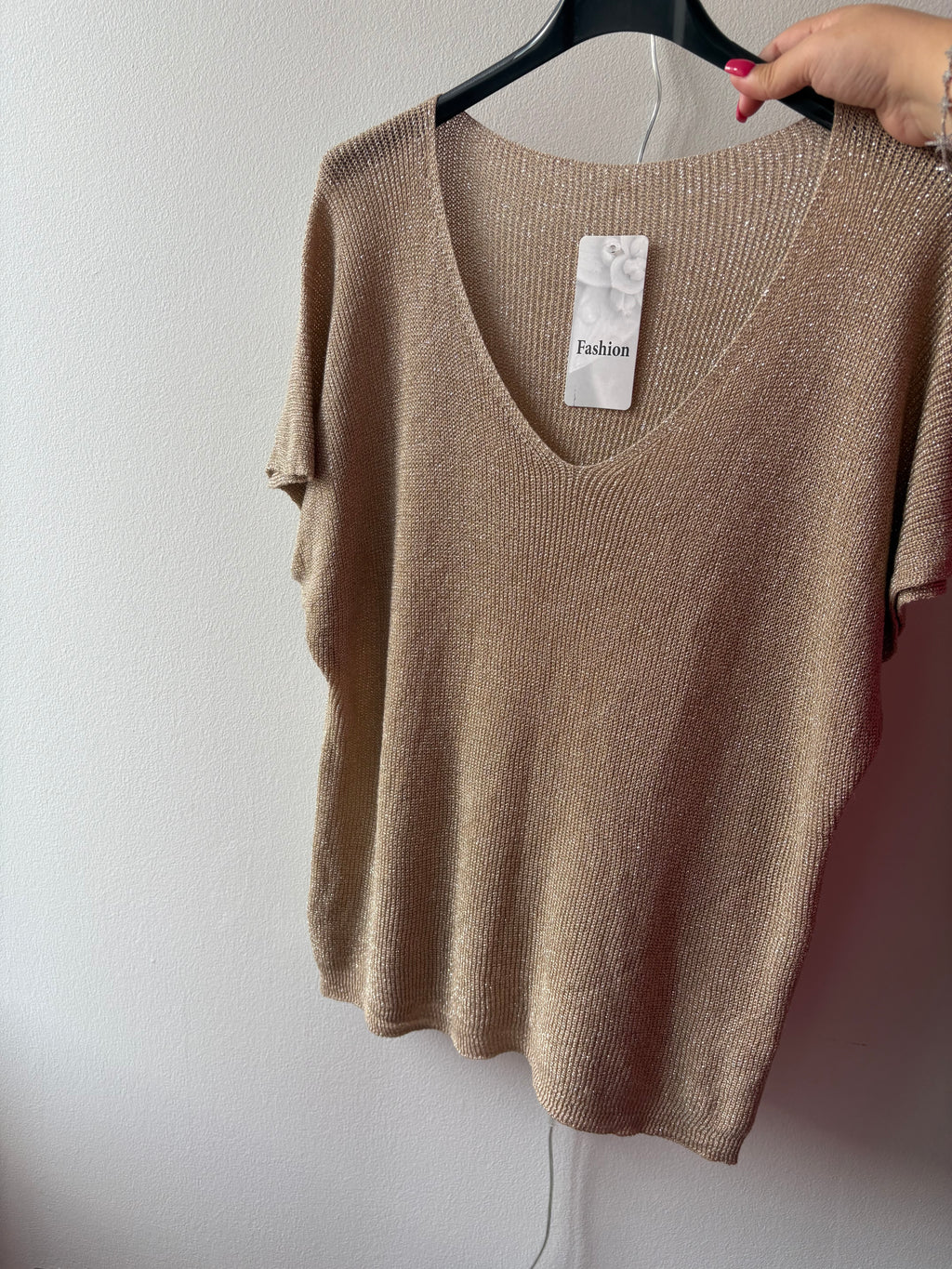 T-shirt pailletés Taille unique Fabriqué en italie 🇮🇹