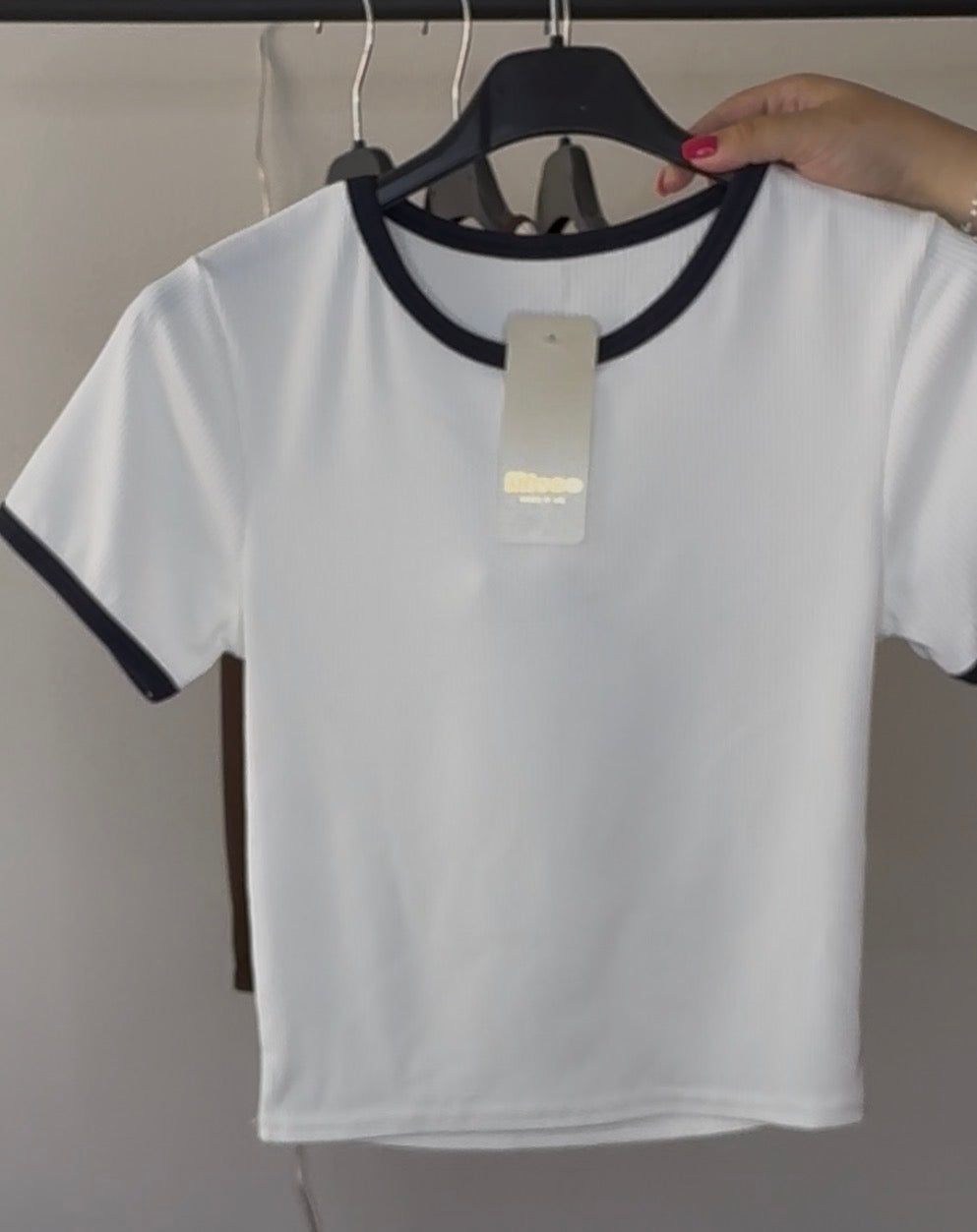 T-shirt crop - Taille unique  – Fabriqué en Europe