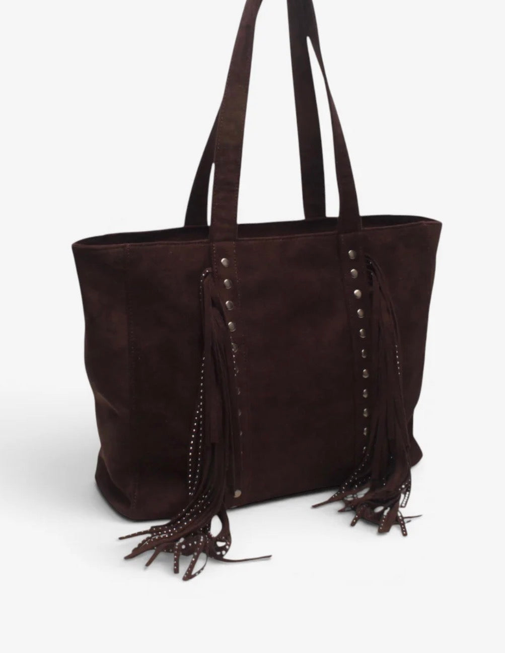 Sac en suedine marron