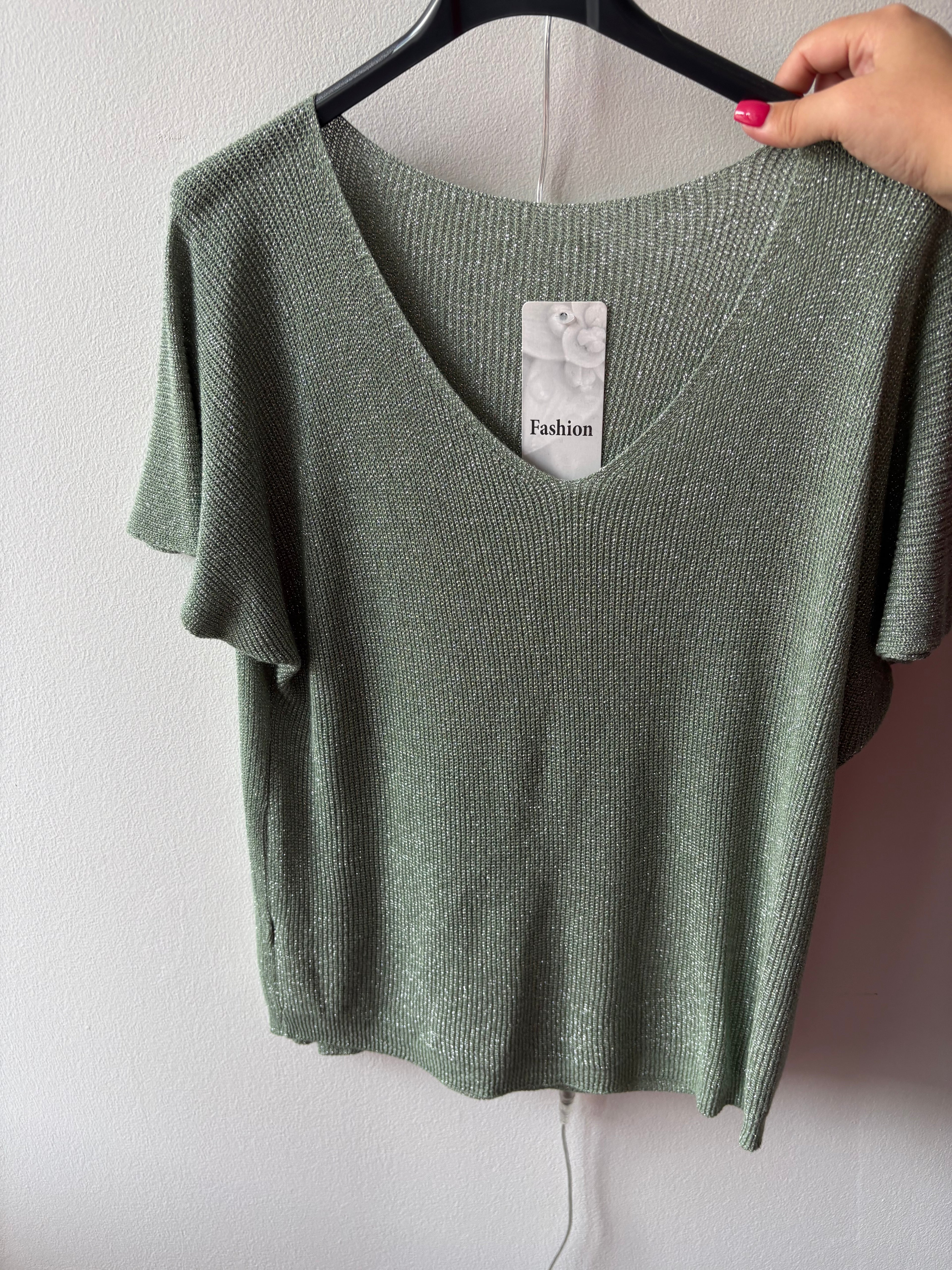 T-shirt pailletés Taille unique Fabriqué en italie 🇮🇹