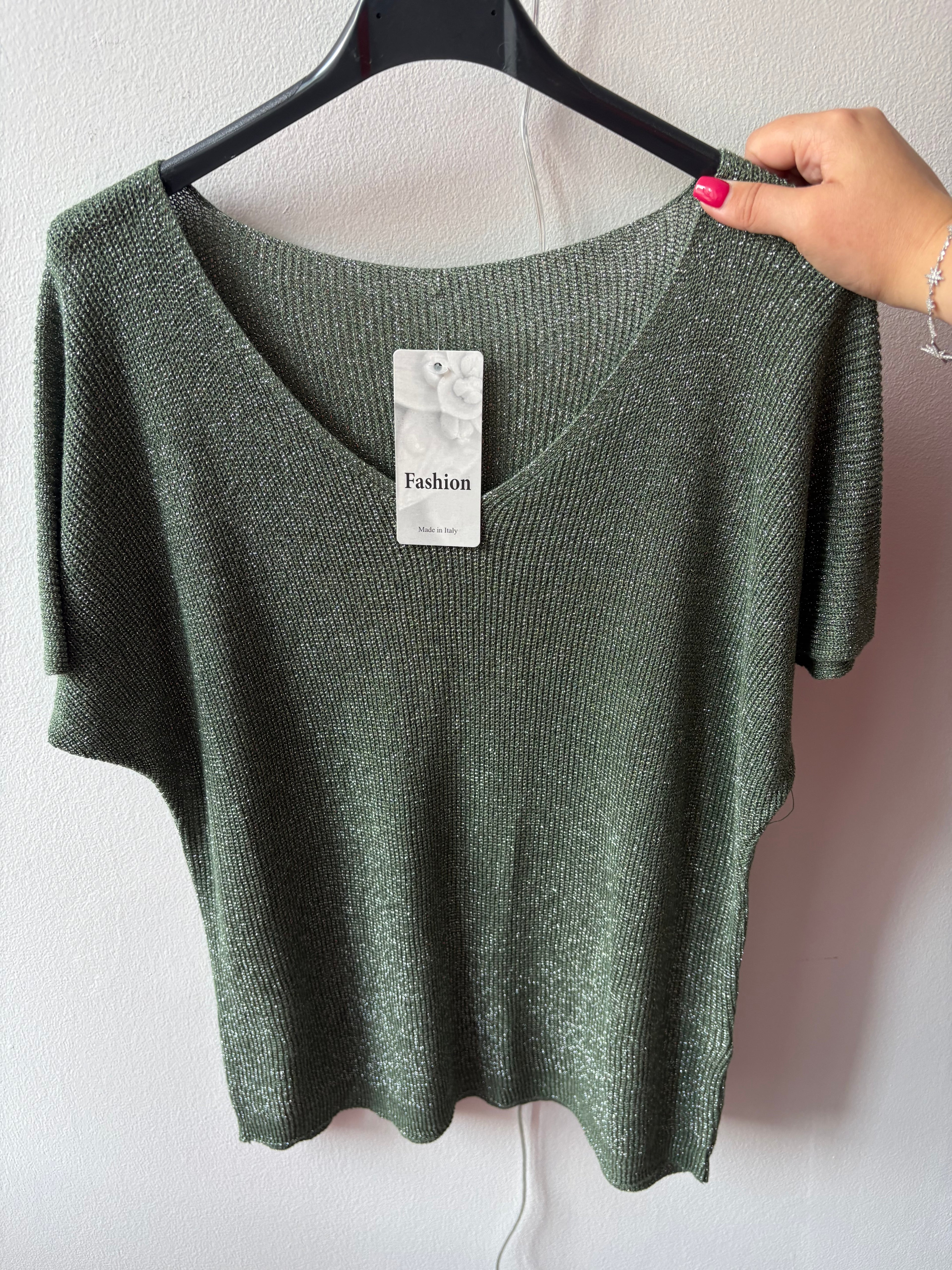 T-shirt pailletés Taille unique Fabriqué en italie 🇮🇹