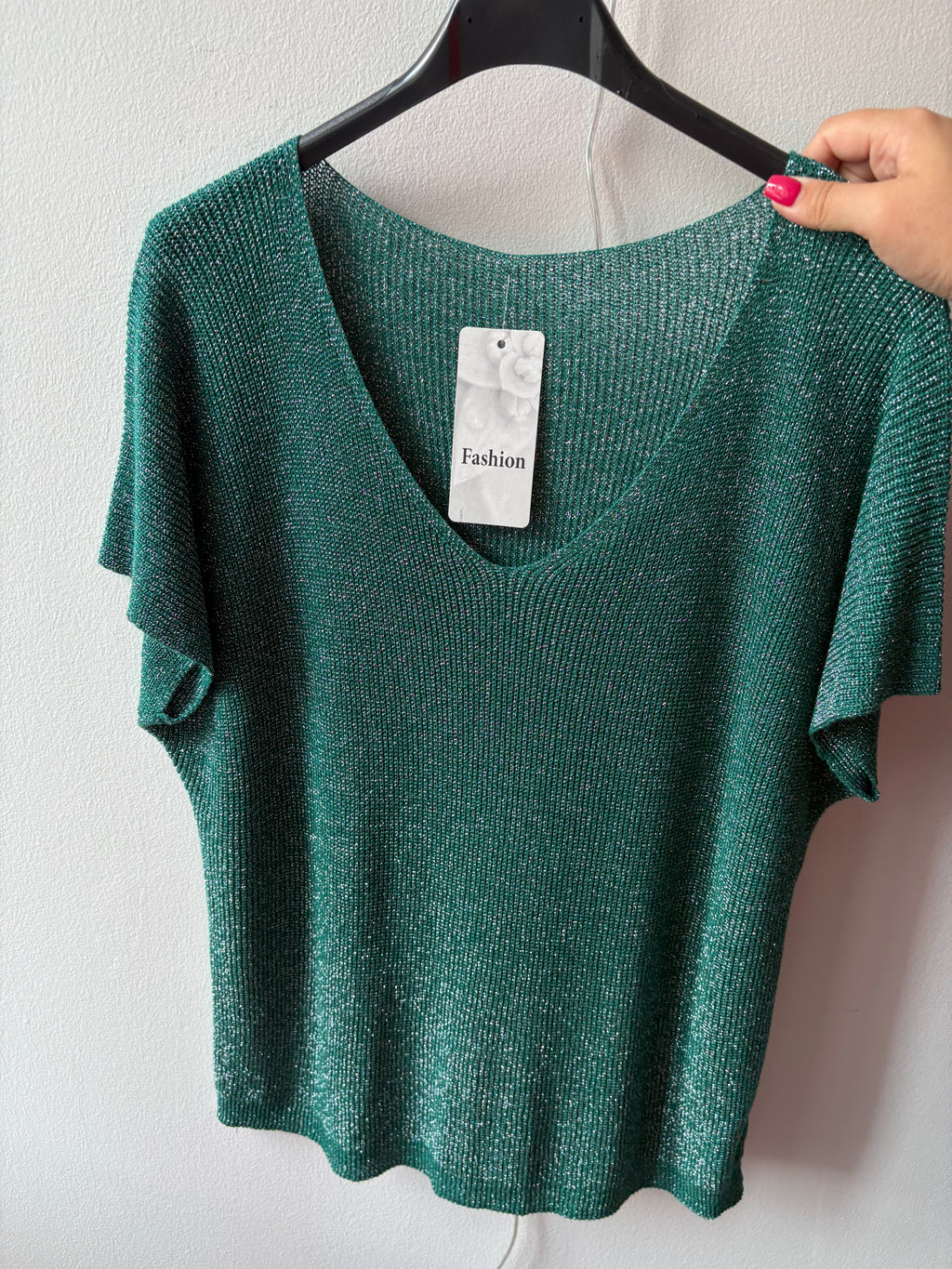 T-shirt pailletés Taille unique Fabriqué en italie 🇮🇹
