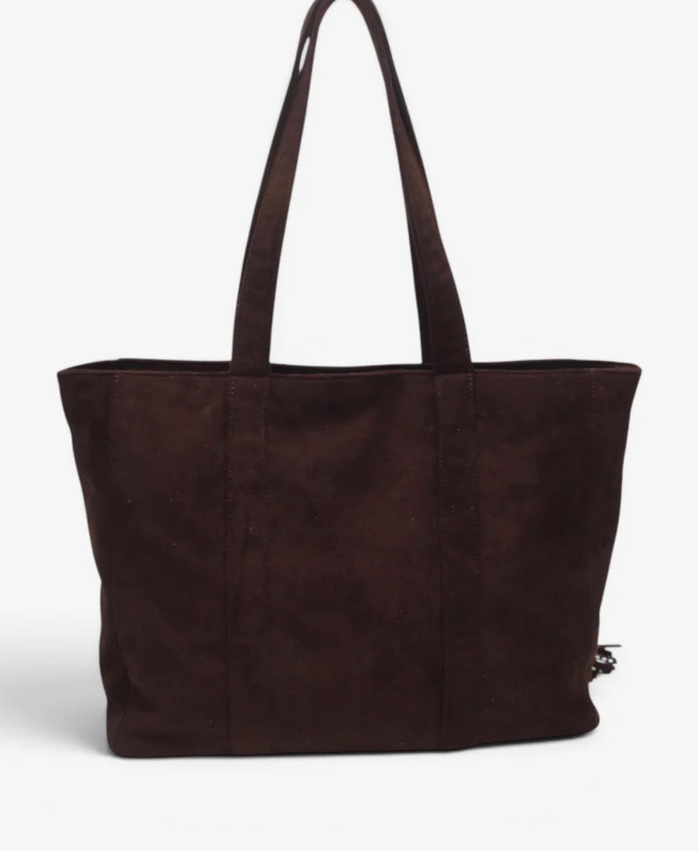 Sac en suedine marron